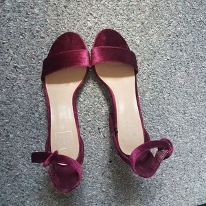 GAP Velvet Block Heel Sandals